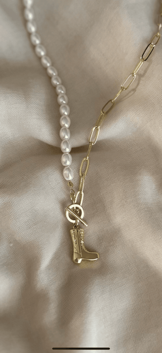 Pearls and Boots - The Red Thread Boutique