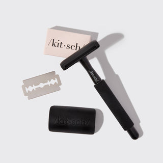 Perfect Glide Safety Razor - Black - The Red Thread Boutique