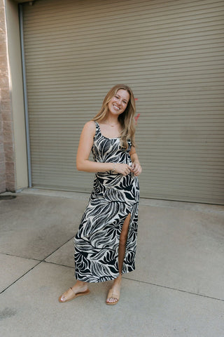 Polanco Isla Leaf Midi Dress by Z Supply *final sale - The Red Thread Boutique