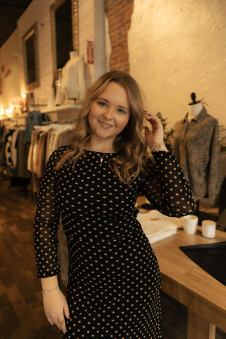 Polka Dot Dress - The Red Thread Boutique