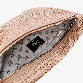 Rachel Raffia Westlyn Bum Bag: Tan - The Red Thread Boutique