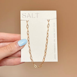 Rectangle Box Chain Necklace - The Red Thread Boutique