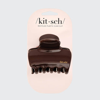 Recycled Plastic Puffy Cloud Clip 1pc - Chocolate - The Red Thread Boutique
