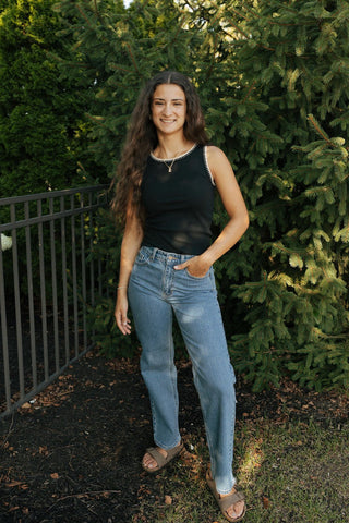 Retro Straight, Dark - The Red Thread Boutique