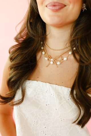 Sadie Necklace: 16 inch - The Red Thread Boutique