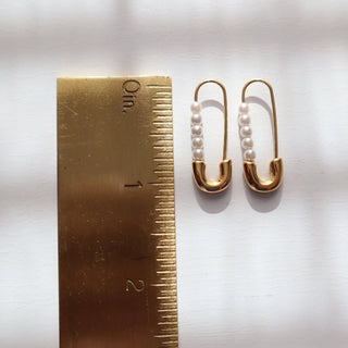 Safety Pin Earrings - The Red Thread Boutique