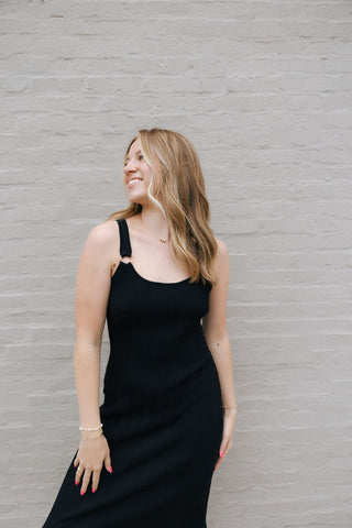 Salinas Midi Dress, Black by Z Supply *final sale - The Red Thread Boutique