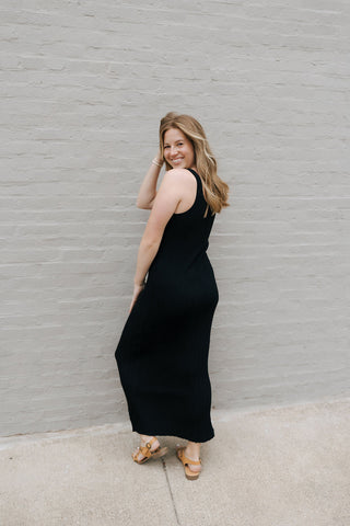 Salinas Midi Dress, Black by Z Supply *final sale - The Red Thread Boutique