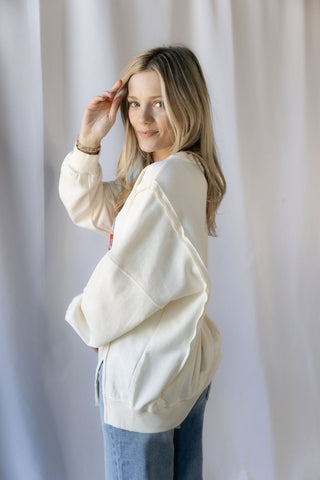 Sardines Graphic Sweatshirt - The Red Thread Boutique