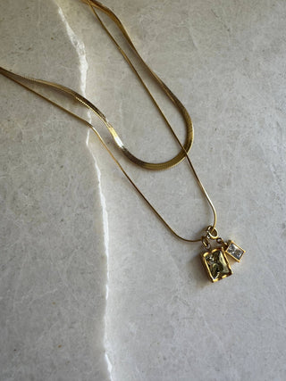 Sasha Layered Necklace Set: Gold - The Red Thread Boutique