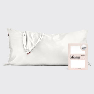 Satin King Pillowcase - Ivory - The Red Thread Boutique