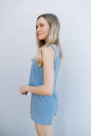 Scout Jersey Denim Knit Shorts by Z Supply *final sale - The Red Thread Boutique