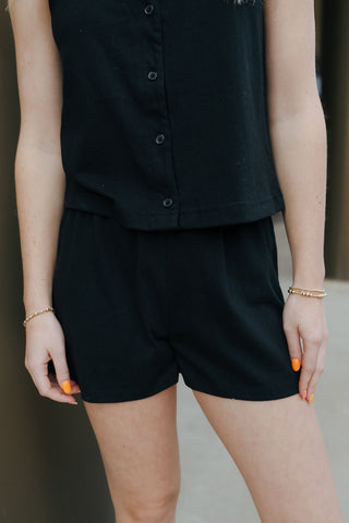 Scout Knit Shorts, True Black by Z Supply *final sale - The Red Thread Boutique