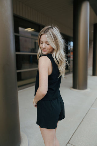 Scout Knit Shorts, True Black by Z Supply *final sale - The Red Thread Boutique