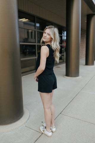 Scout Knit Shorts, True Black by Z Supply *final sale - The Red Thread Boutique