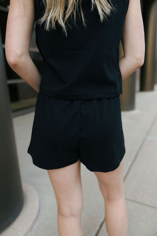 Scout Knit Shorts, True Black by Z Supply *final sale - The Red Thread Boutique