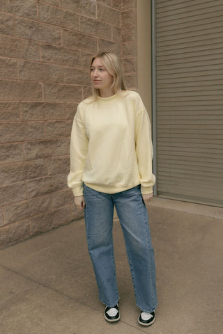 Scuba Mock Neck, Lemoncello - The Red Thread Boutique