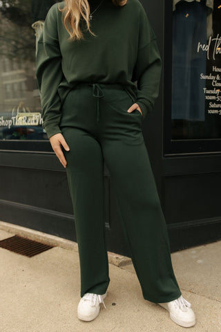 Scuba Pants, Deep Forrest *final sale - The Red Thread Boutique