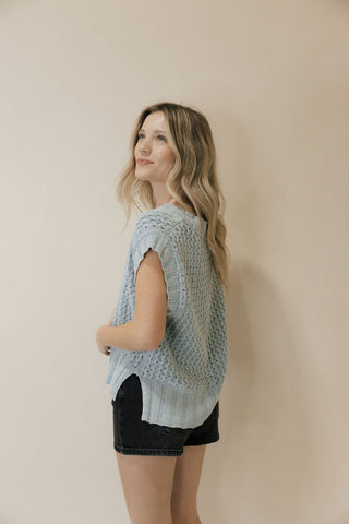 Sherwood Top, Blue - The Red Thread Boutique