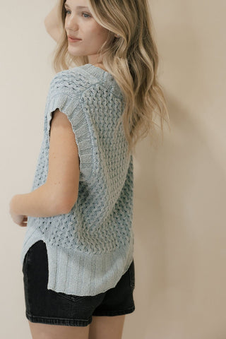 Sherwood Top, Blue - The Red Thread Boutique