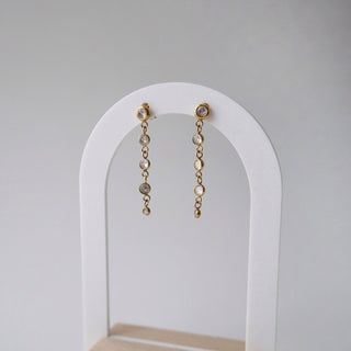 Sienna CZ Dangle Earrings - The Red Thread Boutique