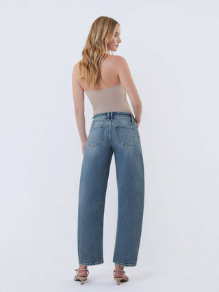 Slim Barrel Jeans - The Red Thread Boutique