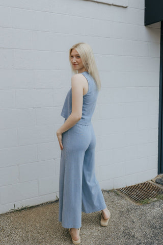 Sloane Jersey Denim Tank, Medium Indigo by Z Supply *final sale - The Red Thread Boutique