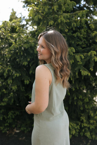 Sloane Jersey Tank, Avocado by Z Supply *final sale - The Red Thread Boutique