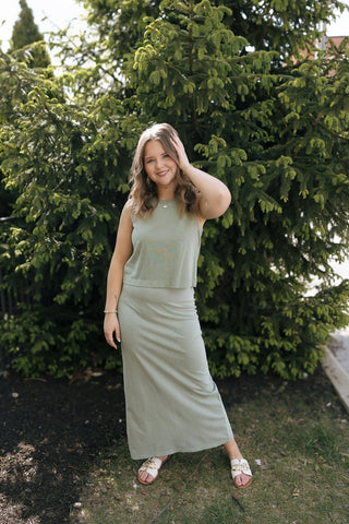 Sloane Jersey Tank, Avocado by Z Supply *final sale - The Red Thread Boutique