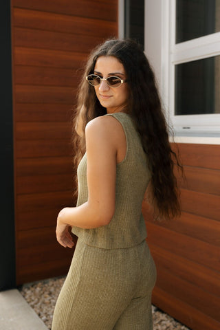 Sloane V Neck Rib Tank, Fern by Z Supply *final sale - The Red Thread Boutique