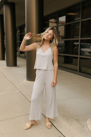 Sloane V Neck Rib Tank, Slate Gray by Z Supply *final sale - The Red Thread Boutique