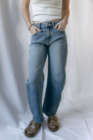 Soho Slim Barrel Jeans - The Red Thread Boutique