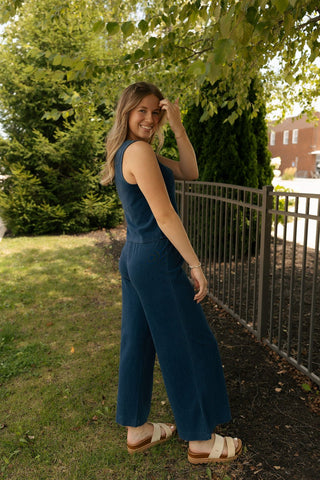 Solace Jersey Knit Denim Top, Indigo by Z Supply *final sale - The Red Thread Boutique