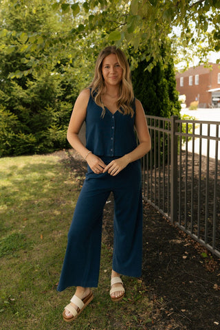 Solace Jersey Knit Denim Top, Indigo by Z Supply *final sale - The Red Thread Boutique