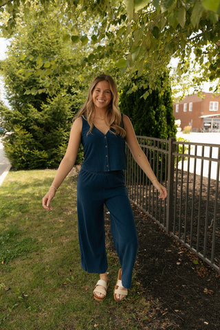Solace Jersey Knit Denim Top, Indigo by Z Supply *final sale - The Red Thread Boutique