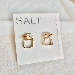Square Hoop Earrings - The Red Thread Boutique
