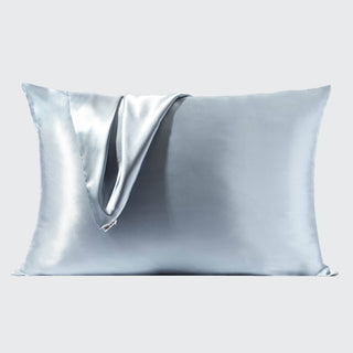 Standard Satin Pillowcase - Haze Blue - The Red Thread Boutique