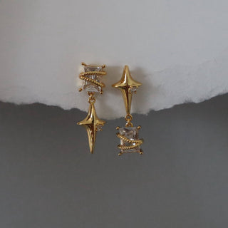 Starlight Dangle Earrings | Statement Earrings - The Red Thread Boutique