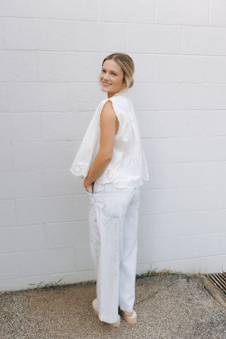 Stripe Barrel Pants *final sale - The Red Thread Boutique