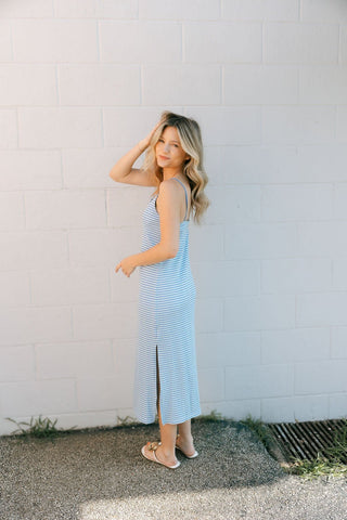 Sunday Rib Dress, Salt Water by Z Supply *final sale - The Red Thread Boutique