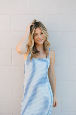 Sunday Rib Dress, Salt Water by Z Supply *final sale - The Red Thread Boutique