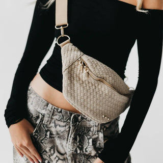Susie Suede Bum Bag: Oat - The Red Thread Boutique