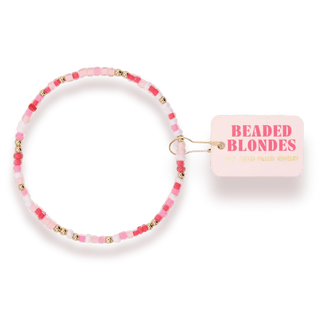 Sweet Tart Sprinkle Bracelet: Standard 6.75 inch - The Red Thread Boutique