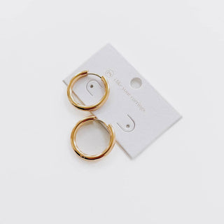 Sweetheart Hoop Earrings - The Red Thread Boutique