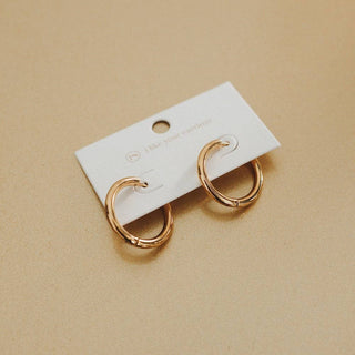 Sweetheart Hoop Earrings - The Red Thread Boutique