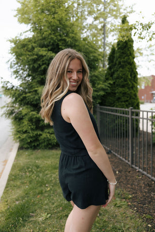 Topanga Linen Shorts, Black by Z Supply *final sale - The Red Thread Boutique