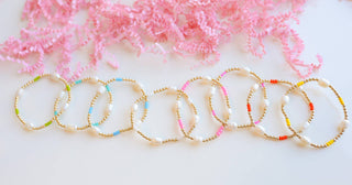 Turquoise Pearl Poppi Bracelet - The Red Thread Boutique