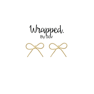 Twist Bow Studs - The Red Thread Boutique