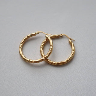 Twisted Hoops - The Red Thread Boutique