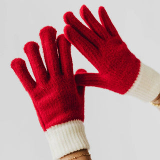Two Tone Smart Gloves: Black/Gray - The Red Thread Boutique